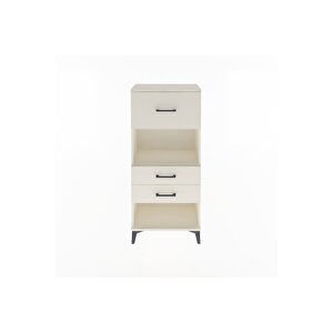 Arges Dolap Tek Raflı 3 Çekmeceli 60x30x134 Aytaşı-aytaşı