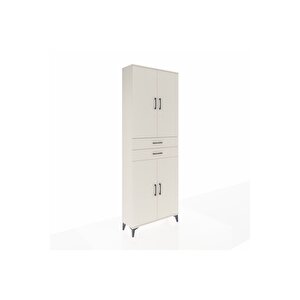 Arges Dolap 4 Raflı 2 Çekmeceli 4 Kapaklı 88x30x243 Aytaşı-aytaşı