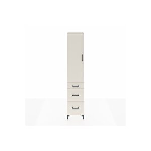 Arges Dolap 2 Raflı 3 Çekmeceli Tek Askılı 44x30x221 Aytaşı-aytaşı