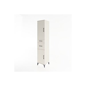 Hyperion Dolap 4 Raflı 2 Çekmeceli 2 Kapaklı 44x44x221 Aytaşı-aytaşı