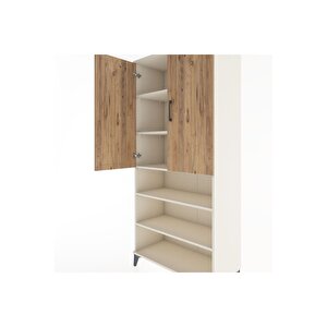 Hyperion Dolap 5 Raflı 2 Kapaklı 88x44x195 Aytaşı-çam