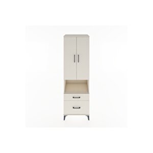 Hyperion Dolap 4 Raflı 2 Çekmeceli 2 Kapaklı 60x44x195 Aytaşı-aytaşı