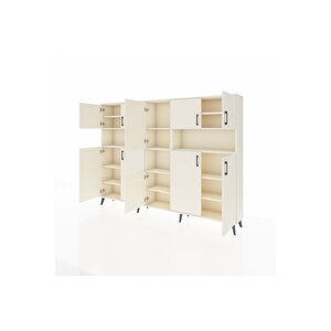 Arges Dolap 14 Raflı 10 Kapaklı 220x30x163 Aytaşı-aytaşı