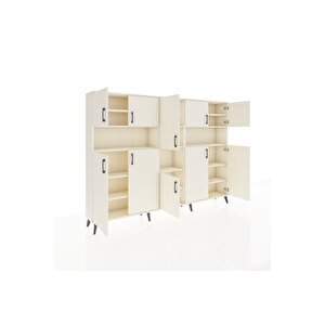 Arges Dolap 14 Raflı 10 Kapaklı 220x30x163 Aytaşı-aytaşı