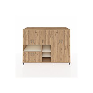 Kronos Dolap 13 Raflı 7 Kapaklı 220x59x163 Çam-çam/aytaşı