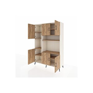 Hyperion Gardrop 9 Raflı 6 Kapaklı 132x44x195 Aytaşı-çam