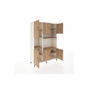 Hyperion Gardrop 9 Raflı 6 Kapaklı 132x44x195 Aytaşı-çam