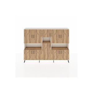 Arges Dolap 14 Raflı 10 Kapaklı 220x30x163 Aytaşı-çam