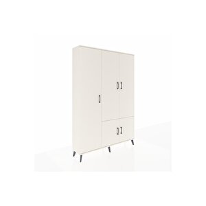 Arges Gardrop 7 Raflı 5 Kapaklı Tek Askılı 132x30x195 Aytaşı-aytaşı