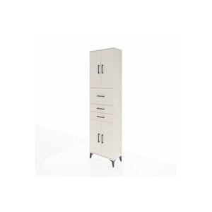 Arges Dolap 3 Raflı 3 Çekmeceli 4 Kapaklı 60x30x221 Aytaşı-aytaşı