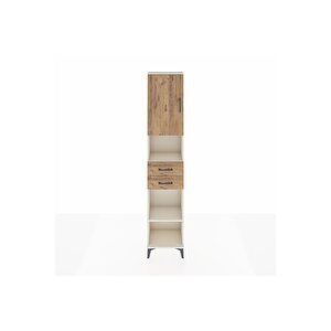 Arges Dolap 4 Raflı 2 Çekmeceli Tek Kapaklı 44x30x221 Aytaşı-çam