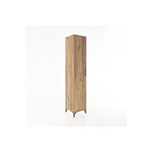 Hyperion Dolap 2 Raflı Tek Kapaklı Tek Askılı 44x44x221 Çam-çam