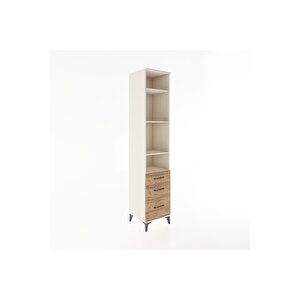 Hyperion Dolap 4 Raflı 3 Çekmeceli 44x44x221 Aytaşı-çam