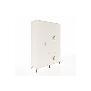 Hyperion Gardrop 7 Raflı 5 Kapaklı Tek Askılı 132x44x195 Aytaşı-aytaşı