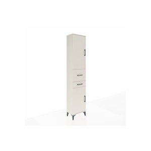 Arges Dolap 4 Raflı 2 Çekmeceli 2 Kapaklı 44x30x221 Aytaşı-aytaşı