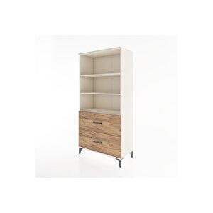 Hyperion Dolap 3 Raflı 2 Çekmeceli 88x44x182 Aytaşı-çam