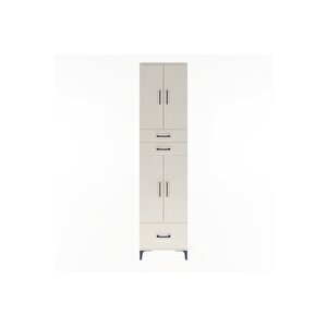 Arges Dolap 5 Raflı 3 Çekmeceli 4 Kapaklı 60x30x243 Aytaşı-aytaşı