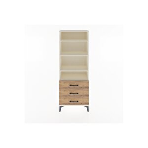 Arges Dolap 4 Raflı 3 Çekmeceli 60x30x163 Aytaşı-çam