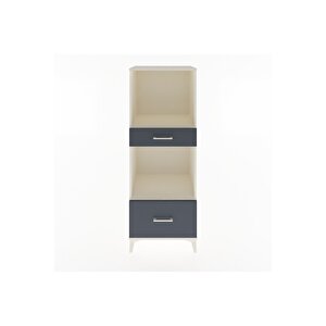 Hyperion Dolap 2 Raflı 2 Çekmeceli 60x44x163 Aytaşı-antrasit
