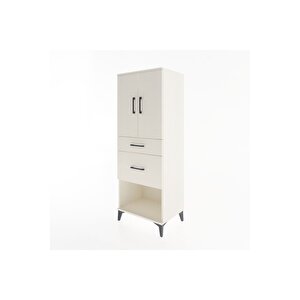 Hyperion Dolap 3 Raflı 2 Çekmeceli 2 Kapaklı 60x44x163 Aytaşı-aytaşı