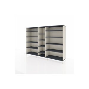 Hyperion Dolap 11 Raflı  220x44x163 Aytaşı-antrasit