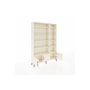 Arges Gardrop 10 Raflı 3 Kapaklı 132x30x195 Aytaşı-aytaşı