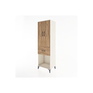 Hyperion Dolap Tek Raflı Tek Çekmeceli Tek Askılı 60x44x195 Aytaşı-çam