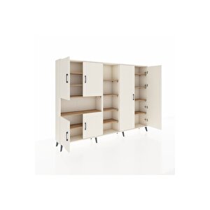 Arges Dolap 13 Raflı 6 Kapaklı 220x30x163 Aytaşı-aytaşı/çam