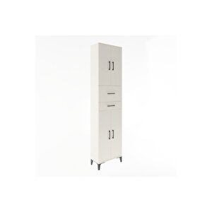 Arges Dolap 4 Raflı 2 Çekmeceli 4 Kapaklı 60x30x243 Aytaşı-aytaşı