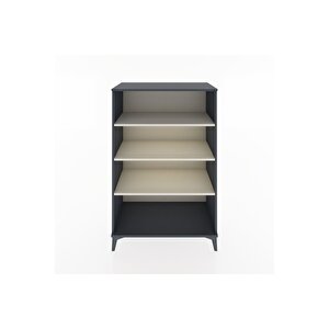 Hyperion Dolap 3 Raflı 88x44x134 Antrasit-aytaşı