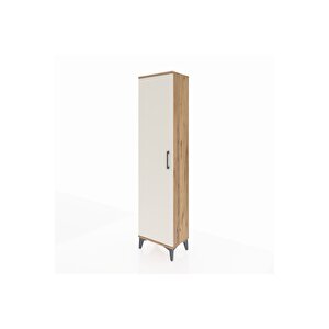 Arges Dolap Tek Raflı Tek Kapaklı Tek Askılı 44x30x182 Çam-aytaşı