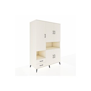 Kronos Dolap 10 Raflı 2 Çekmeceli 5 Kapaklı 132x59x195 Aytaşı-aytaşı/aytaşı