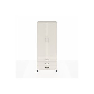 Arges Dolap 4 Raflı 3 Çekmeceli 2 Kapaklı 88x30x221 Aytaşı-aytaşı