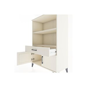Hyperion Dolap 2 Raflı Tek Çekmeceli 2 Kapaklı 88x44x134 Aytaşı-aytaşı