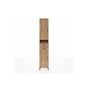 Hyperion Dolap 5 Raflı 2 Çekmeceli 2 Kapaklı 44x44x243 Çam-çam