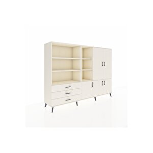 Hyperion Dolap 11 Raflı 3 Çekmeceli 5 Kapaklı 220x44x163 Aytaşı-aytaşı