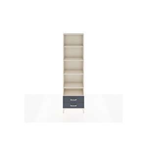 Arges Dolap 5 Raflı 2 Çekmeceli 60x30x221 Aytaşı-antrasit