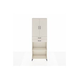 Arges Dolap 4 Raflı 2 Çekmeceli 2 Kapaklı 88x30x243 Aytaşı-aytaşı