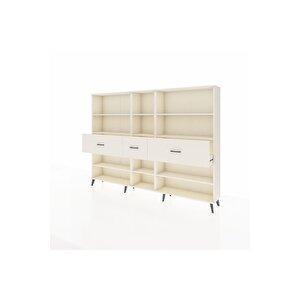 Arges Dolap 9 Raflı 3 Çekmeceli  220x30x163 Aytaşı-aytaşı