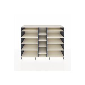 Kronos Dolap 11 Raflı  220x59x163 Antrasit-aytaşı