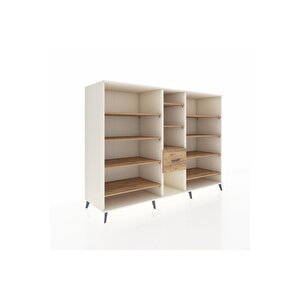 Kronos Dolap 11 Raflı 3 Çekmeceli  220x59x163 Aytaşı-çam