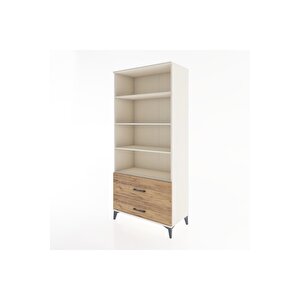 Hyperion Dolap 4 Raflı 2 Çekmeceli 88x44x195 Aytaşı-çam