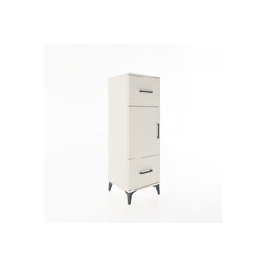 Hyperion Dolap 2 Raflı 2 Çekmeceli Tek Kapaklı 44x44x134 Aytaşı-aytaşı