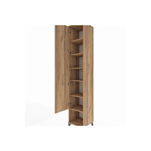 Hyperion Dolap 6 Raflı Tek Kapaklı 44x44x243 Çam-çam