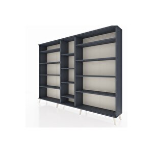 Arges Dolap 11 Raflı  220x30x163 Antrasit-antrasit