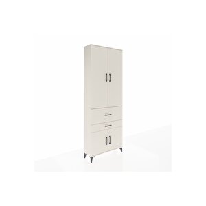 Arges Dolap 5 Raflı 2 Çekmeceli 4 Kapaklı 88x30x243 Aytaşı-aytaşı