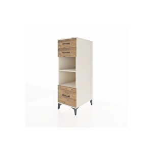 Kronos Dolap 2 Raflı 3 Çekmeceli 44x59x134 Aytaşı-çam