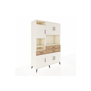 Hyperion Dolap 9 Raflı 3 Çekmeceli 6 Kapaklı 132x44x195 Aytaşı-aytaşı/çam