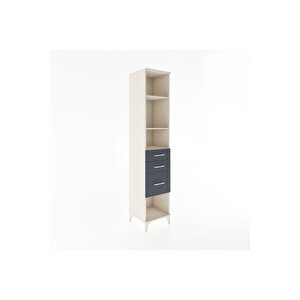 Hyperion Dolap 3 Raflı 3 Çekmeceli 44x44x221 Aytaşı-antrasit