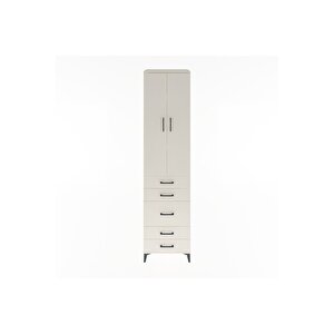 Hyperion Dolap 4 Raflı 5 Çekmeceli 2 Kapaklı 60x44x243 Aytaşı-aytaşı